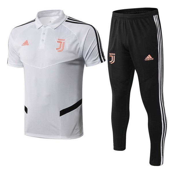 Polo Juventus Conjunto Completo 2019/20 Blanco Naranja